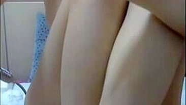 Asian Nerd Anal Squirt Session with Amateur Homemade Sex Toys