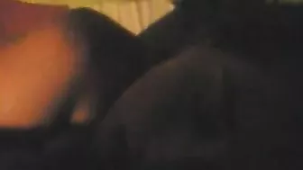 Amateur Brunette Blows Boyfriend Cum all over her Pretty Face during Homemade Masturbation Session