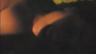 Amateur Brunette Blows Boyfriend Cum all over her Pretty Face during Homemade Masturbation Session