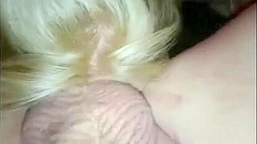 Blonde Wife Masturbation Session with Sex Toys & Blowjob