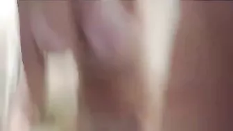 Masturbation Madness with Big Boobs and Busty Brunette on Homemade Fuck Machine!