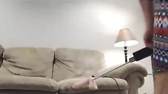 Masturbation Madness with Big Boobs and Busty Brunette on Homemade Fuck Machine!