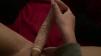 Petite Teen Masturbates with Tight Pussy and Shaved Pubes on Homemade Video