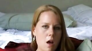 Redhead Amateur Homemade Masturbation Cumming Facial Orgasm