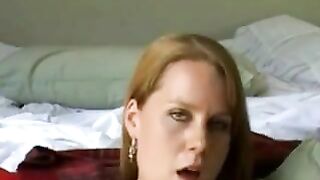 Redhead Amateur Homemade Masturbation Cumming Facial Orgasm