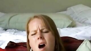 Redhead Amateur Homemade Masturbation Cumming Facial Orgasm