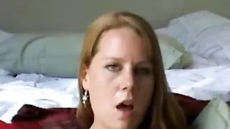 Redhead Amateur Homemade Masturbation Cumming Facial Orgasm