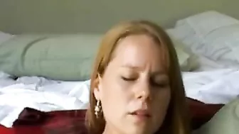 Redhead Amateur Homemade Masturbation Cumming Facial Orgasm