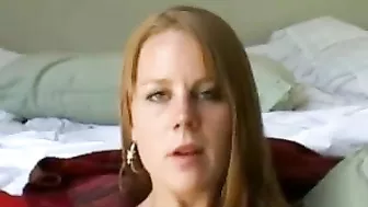 Redhead Amateur Homemade Masturbation Cumming Facial Orgasm