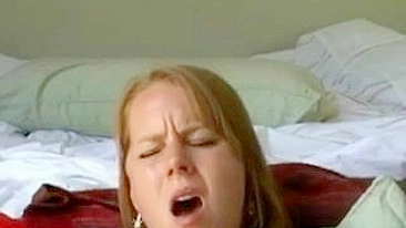 Redhead Amateur Homemade Masturbation Cumming Facial Orgasm