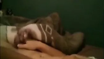 Masturbating Teen Cums for Boyfriend Pleasure! #Amateur, #BigTits