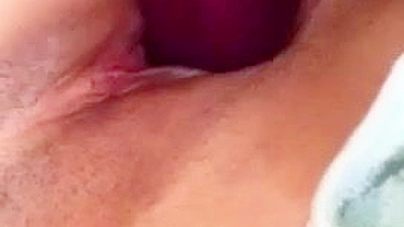 Asian Teen Homemade Masturbation with Dildo Squirts Cumming Orgasm
