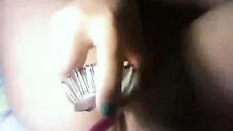 Homemade DP Masturbation with Sharpie & Hairbrush! Amateur Anal Ass College