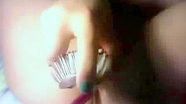 Homemade DP Masturbation with Sharpie & Hairbrush! Amateur Anal Ass College
