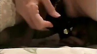 MILF Mommy Hairy Anal Dildo Double Penetration Orgasm