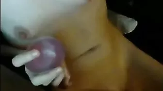 Tight Teen Pussy & Ass Masturbation with Dildo - Amateur Homemade