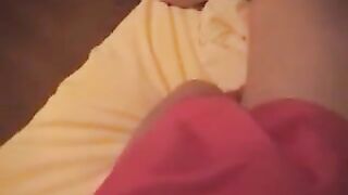 Amateur Brunette GF Masturbates Tight Shaved Pussy in Closeup