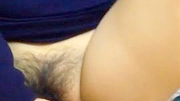 Japanese Girl Masturbation Session Leads to Hairy Pussy Begging for Fuck!