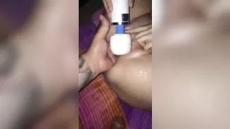 Amateur Girlfriend Squirt Orgasm during Homemade Masturbation