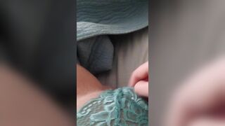 College Cutie Lace Panties Masturbation with Vibrator & Fingering