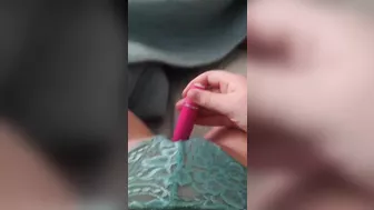 College Cutie Lace Panties Masturbation with Vibrator & Fingering