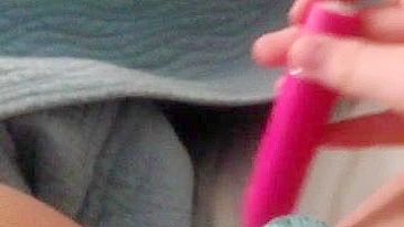 College Cutie Lace Panties Masturbation with Vibrator & Fingering