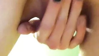 Messy Squirt Selfie Amateur with Big Pussy and Creamy Fingering