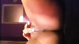 Must-See Ebony Teen Squirts Amateur Fingering Homemade Masturbation!