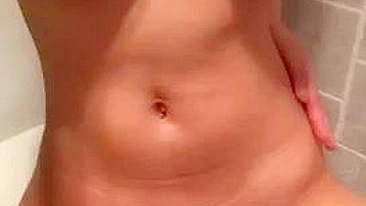 Busty Amateur Teases Hairy Pussy with Fingers in Homemade Masturbation Video