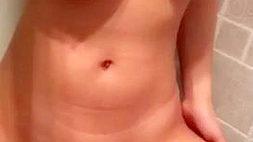 Busty Amateur Teases Hairy Pussy with Fingers in Homemade Masturbation Video