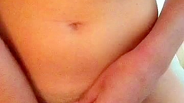 Busty Amateur Homemade Masturbation with Dildo and Moaning Orgasm