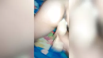 Girlfriend Homemade Masturbation with Big Dildos and Creamy Pussy