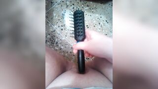 Amateur Masturbates with Dildo and Creamy Pussy in Homemade Video