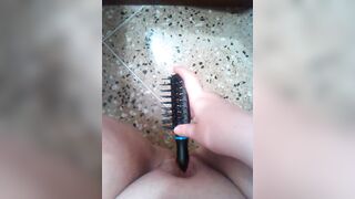 Amateur Masturbates with Dildo and Creamy Pussy in Homemade Video