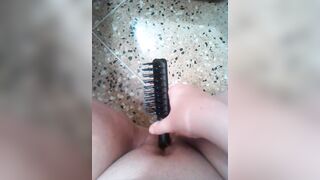 Amateur Masturbates with Dildo and Creamy Pussy in Homemade Video