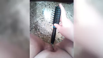 Amateur Masturbates with Dildo and Creamy Pussy in Homemade Video