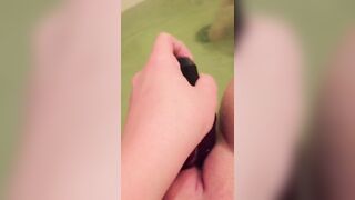 Amateur Masturbation with Sex Toys Tight Shaved Wet Pussy