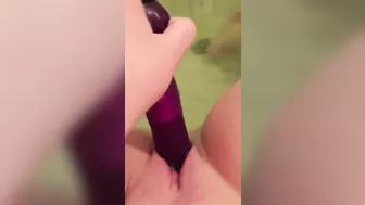 Amateur Masturbation with Sex Toys Tight Shaved Wet Pussy