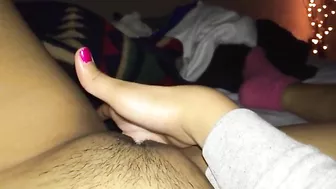 Messy Masturbation with Creamy Pussy Squirts