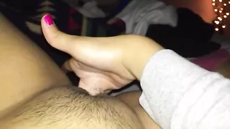 Messy Masturbation with Creamy Pussy Squirts