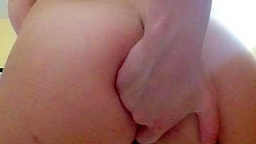 College Teen Homemade Masturbation with Double Fingering and Anal DP