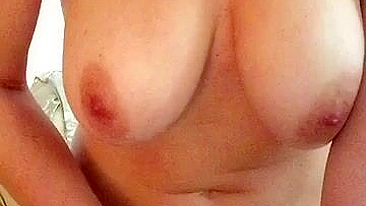 MILF Masturbates with Big Boobs and Dildo in Homemade Orgasmic Bliss