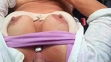 Public MILF Orgasmic Car Masturbation!