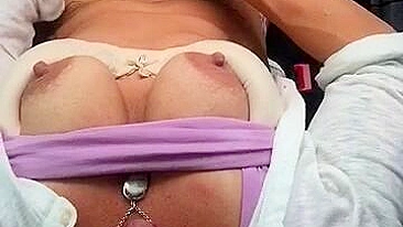 Public MILF Orgasmic Car Masturbation!