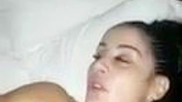 Amateur Brunette Masturbates with Dildo in Homemade Sex Toy Fuck