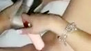 Amateur Brunette Masturbates with Dildo in Homemade Sex Toy Fuck