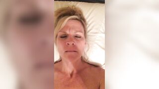 MILF Dirty Talk Orgasm with Vibrator & Homemade Sex Toys