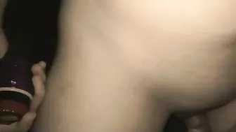 MILF Mom Teases Hubby Cock w/ Vibrator & Amateur Sex Toys!