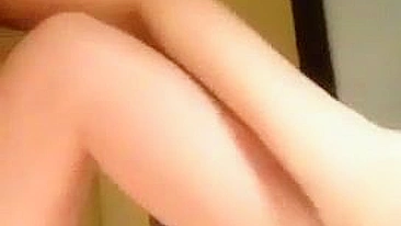 Amateur Asian Beauty Selfie Masturbation Session with Big Boobs and Tits