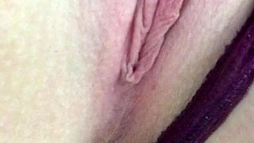 Amateur Brunette Fingered Herself in Homemade Masturbation Selfie with Shaved Pussy
